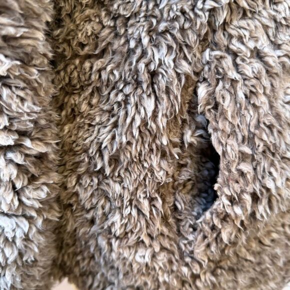 Kerenhart Faux Fur Brown Teddy Bear Hooded Jacket Women's size Medium - Picture 9 of 12